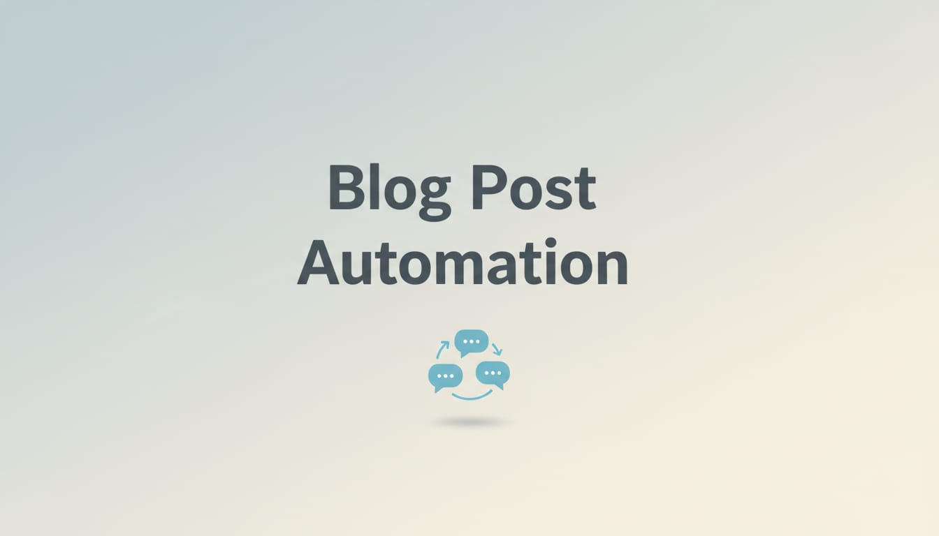 Post Guide Automation Blog Post Automation
